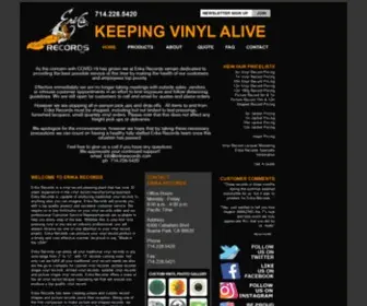 Erikarecords.com(Erika Records) Screenshot