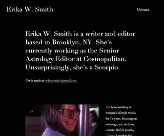 Erikawsmith.com(Erika W) Screenshot