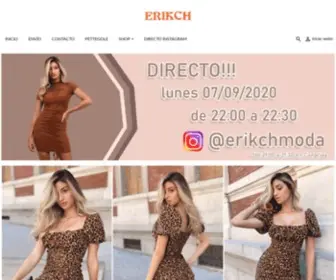 Erikch.com(Proveedores de Ropa al por Mayor Online) Screenshot