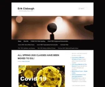 Erikclabaugh.com(Erik Clabaugh) Screenshot