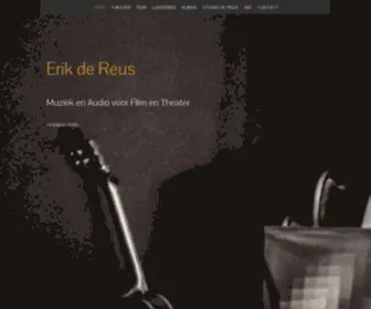 Erikdereus.com(Erik de Reus) Screenshot