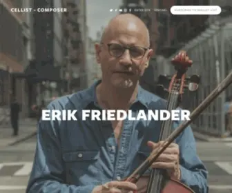 Erikfriedlander.com(Erik Friedlander) Screenshot