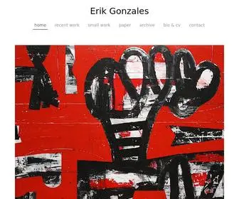 Erikgonzales.com(Erik Gonzales) Screenshot