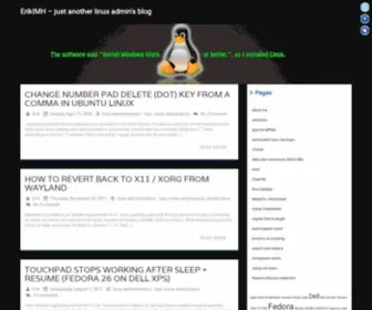 Erikimh.com(Just another linux admin's blog) Screenshot