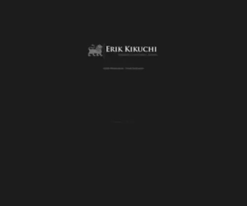 Erikkikuchi.com(Erik Kikuchi) Screenshot