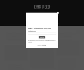 Erikreed.blog(ERIK REED) Screenshot