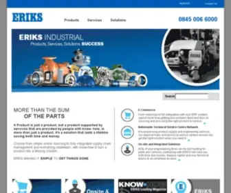 Eriks.co.uk(ERIKS Industrial Services UK Industrial Products and Solutions) Screenshot