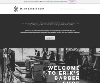 Eriksbarbershop.com(Erik's Barber Shop) Screenshot