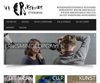 Eriksmindeefterskole.dk(Eriksminde Efterskole) Screenshot