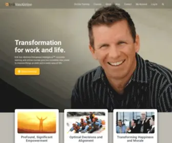 Erikvanalstine.com(Transforming the way we live and lead) Screenshot