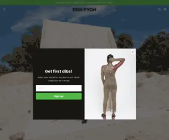 Erikyvon.com(Erik Yvon) Screenshot