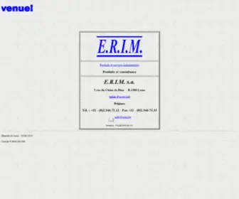 Erim.be(ERIM) Screenshot