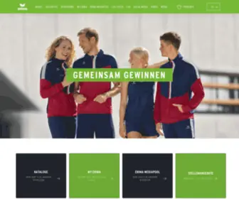 Erima.ch(Sportswear since 1900) Screenshot