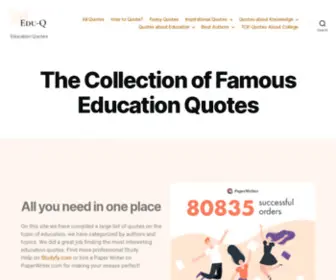 Erin-Maloney.com(The Best Education Quotes Collection) Screenshot