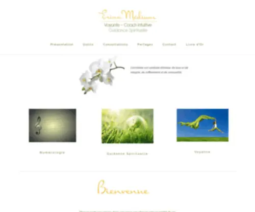 Erina-Voyance.com(Coach intuitive et Guidance Spirituelle) Screenshot