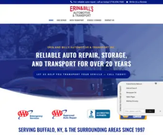 Erinandbillstransport.com(Car Repair & Transport in Buffalo) Screenshot