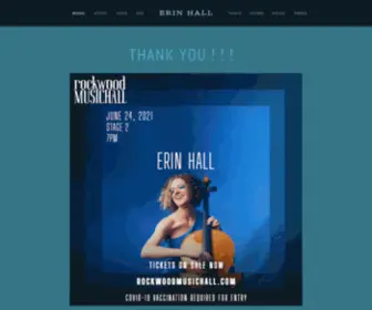 Erinandhercello.com(Erin Hall) Screenshot