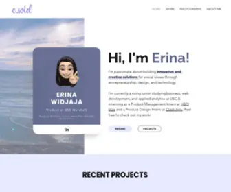 Erinawidjaja.com(Erina Widjaja) Screenshot