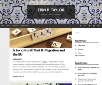 Erinbtaylor.com(About) Screenshot