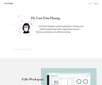 ErinjHuang.info(Erin J Huang) Screenshot