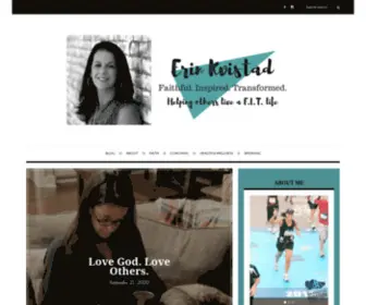Erinkvistad.com(Blog) Screenshot