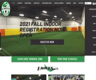 Erinmillssoccer.com(Erin Mills Soccer Club (EMSC)) Screenshot