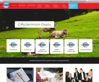 Erinox.com.tr(Erinox Tarım ve Çiftlik Ekipmanları) Screenshot