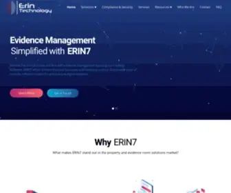 Erintechnology.com(Erin Technology LLC) Screenshot