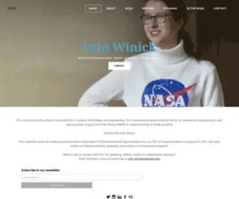 Erinwinick.com(MENU) Screenshot