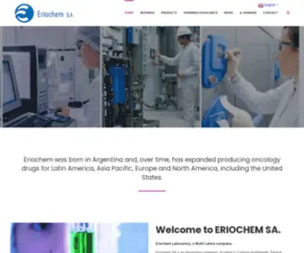 Eriochem.com(ERIOCHEM SA) Screenshot