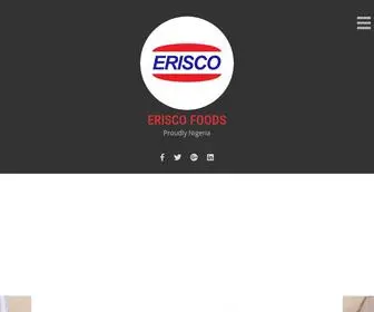 Eriscofoodsltd.com.ng(Erisco Foods) Screenshot