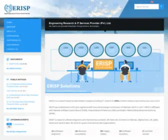 Erisp.net(Engineering Research & IT Services Provider) Screenshot