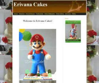 Erivanacakes.com(Erivana Cakes) Screenshot