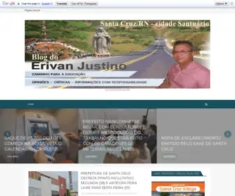 Erivanjustino.com.br(BLOG DO ERIVAN JUSTINO) Screenshot