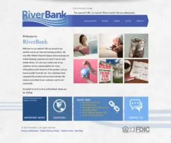 Eriverbank.com(RiverBank) Screenshot