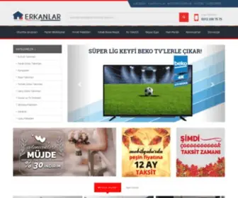 Erkanlarmobilya.com.tr(Erkanlar Mobilya) Screenshot