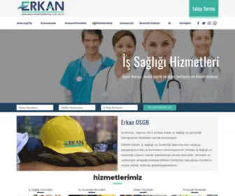 Erkanosgb.com.tr(Erkan Ortak Sağlık Güvenlik Birimi) Screenshot