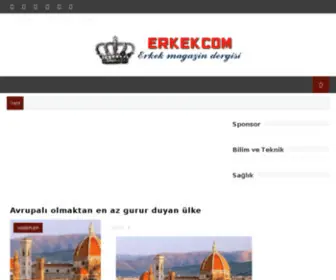 Erkekcom.com(Erkek) Screenshot
