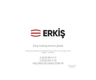 Erkis.com.tr(Erkiş Bilişim) Screenshot