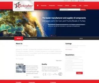Erkrafter.com(The High Quality Commercial Vehicle Spare Parts) Screenshot