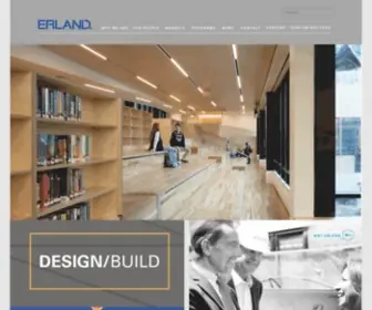 Erland.com(Erland Construction) Screenshot