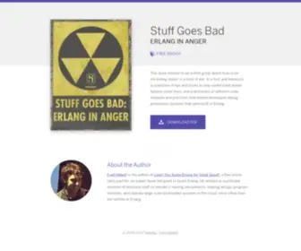 Erlang-IN-Anger.com(Stuff Goes Bad) Screenshot