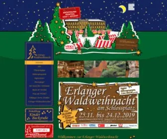 Erlanger-Waldweihnacht.de(Erlanger Waldweihnacht) Screenshot