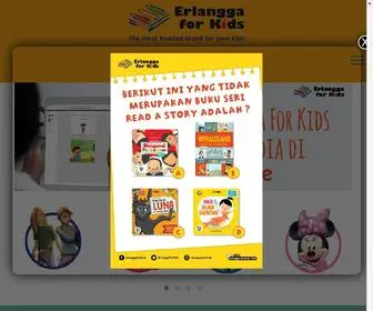 Erlanggaforkids.com(Erlangga For Kids) Screenshot
