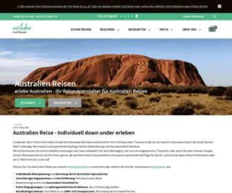 Erlebe-Australien.de(Erlebe-australien Reisen individuell) Screenshot