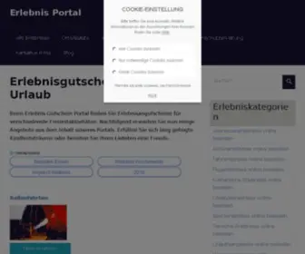 Erlebnis-Gutschein-Portal.de(ᐅ Erlebnis Gutschein Portal) Screenshot