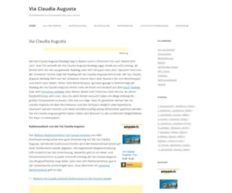 Erlebnis-Via-Claudia-Augusta.de(Erlebnis Via Claudia Augusta) Screenshot
