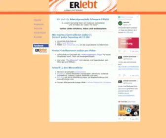 Erlebt.net(ERlebt Leben mit Vision) Screenshot