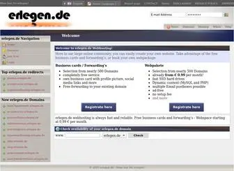 Erlegen.de(Herzlich Willkommen) Screenshot