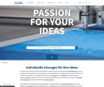 Erlerundpless.de(Pless Hamburg) Screenshot